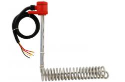 China PTFE Single Tubular Spiral Heaters Vertical Horizontal Bottom Position supplier