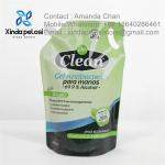 Liquid Soap Packaging Bag Printed Plastic Laundry Detergent Stand Up Pouch Bags for sale