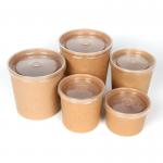 8oz 12oz 16oz 26oz 32oz Takeaway Disposable Kraft Paper Bowls for sale