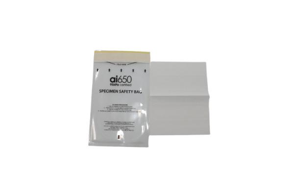 3 Walls Pathology Urine Specimen Lab Clear Plastic 95kPa Bags Ecofriendly