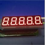 Super Bright Red 14.2mm 5 Digit 7 Segment LED Display Common Cathode for sale