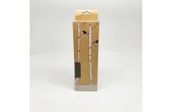 China Custom Printing Kraft Gift Boxes With PVC Window Waterproof supplier