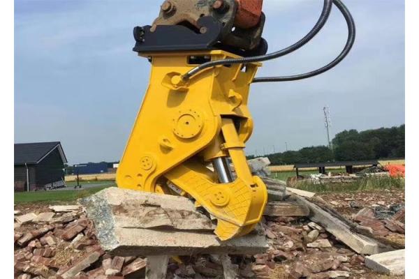 High Efficiency Hydraulic Concrete Pulverizer For Excavator Safety Easy Operation
