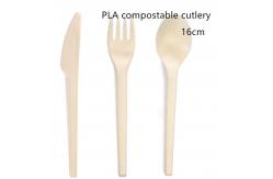 China Disposable Wooden Spoon Fork Knife Biodegradable Wood Tableware Cutlery Set supplier