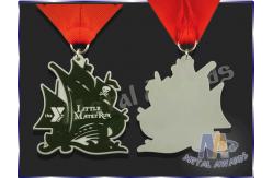 China Fashion Design Custom Plastic Medals Soft Rubber Medals With Sailing Logo supplier