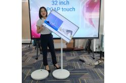 China 32 Inch Private Moving Standing Touch Screen Kiosk  With Battery supplier