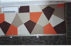 China Sponge Different Shape Ceiling Polyester Acoustic Panels For Studio Room supplier