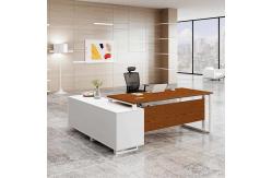 China 1.8M Office Furniture Desk CEO Office Executive Office Table With Cabinet supplier