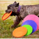 Pet Frisbee Toy Interactive Training Toys Soft Rubber Dog Toys for sale