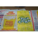 Food Grade Flat Bottom Brown Customized Paper Bags Top Open for Snack for sale