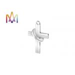 4.9G Nickel Free Halo Ring Cross Ashes Necklace Charms for sale