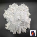 Far Infrared Polyester Man Made Fibre 3D White PSF With Customized Crimp for sale