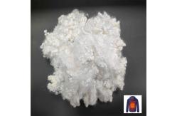 China Far Infrared Polyester Man Made Fibre 3D White PSF With Customized Crimp supplier