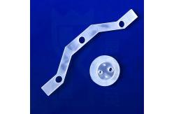 China Optical High Purity Perforated Quartz Shaped Parts Clear supplier