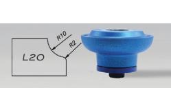 China Marble Shaping Diamond Profile Wheel High Speed Applied On Edge Cutting Machine supplier