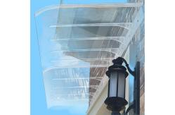 China Invisible Polycarbonate Window Awning Invisible DIY PC Canopy Transparent Durable Design supplier