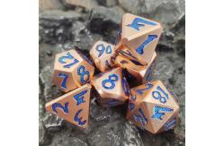 China Practical Plating Sharp Manual Grinding Durable Set Customization Polyhedral Dice Set supplier