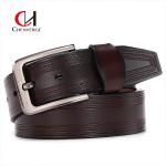 Zinc Alloy Pin Buckle Men'S Leather Jeans Belt Pattern Simple OEM for sale