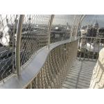Facade Cladding Or Architectural Wire Mesh / Stainless Steel Cable Mesh for sale