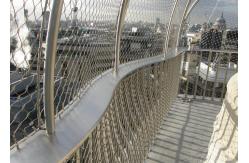 China Facade Cladding Or Architectural Wire Mesh / Stainless Steel Cable Mesh supplier