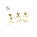 Lobster Clasp A-Z Alphabet Custom Shaped Keychains for sale