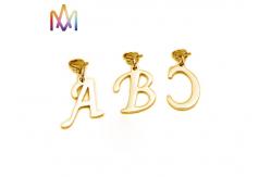 China Lobster Clasp A-Z Alphabet Custom Shaped Keychains supplier