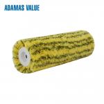 Synthetic Fiber House Painting Roller Multi Size Yellow With Black Strip for sale