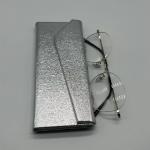 Portable  glasses Silver Durable Foldable Sunglasses Case Envelope Style 16.1CM