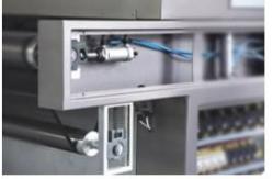 China PLC Controlled Ultraviolet Light Curing Machine Effective Solidify Width 850mm supplier