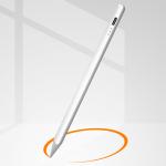 Silver/White Tablet Stylus Pencil With Plastic Tip Type 180mAh Battery Capacity for sale
