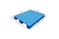 China Euro Stackable Recycled Plastic Pallets 1000*1200mm Flat Top Plastic Pallets supplier