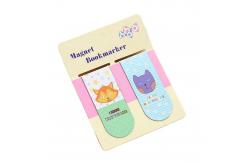 China Personalized Cute Animal Magnetic Page Clips Bookmarks For Books Reading supplier