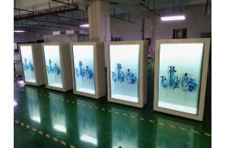 China 400nits 86 Portrait Transparent LCD Display FCC For Trade Show supplier