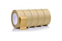 China Flatback Custom Kraft Paper Tape Biodegradable Printable Writable Self Adhesive Non Reinforced supplier