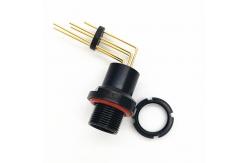 China Black Fischer Cable Connector PCB Mounted Right Angle DBPC102A054 supplier