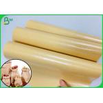 PE Coated Food Packing Paper / PE Coated Brown Kraft Paper With FDA Certification for sale