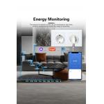 White Black Grey Smart Socket Vioce Support 16A 3500W Smart Life Socket