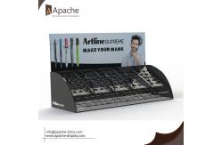 China Custom Acrylic Pen Display Stand Acrylic Pen Display Holders For Company Staff supplier