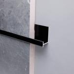 Polished H Shape 20mm Aluminium Tile Trim Stripes Profile for sale