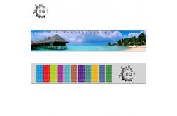 China Durable Custom Lenticular Printing / Catoon 3d Lenticular Ruler For Kids supplier