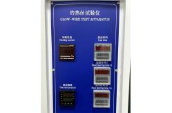China Keystroke Rubber Test Chamber Glow Wire Combusting Vertical Flammability Tester supplier
