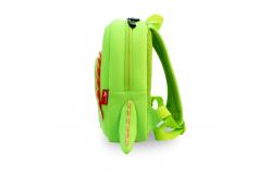China Green Toddler Shark Backpack , Cool Kids Backpacks Neoprene Material supplier