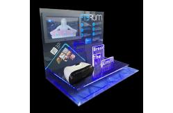 China Transparent ZHLX07 ODM LED Plastic Display Stands supplier