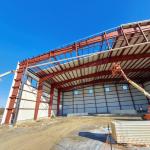 High Intensity Prefab Hangar Buildings Fast Install Steel Airplane Hangar Building for sale