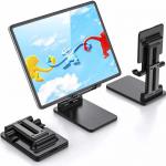 Universal Foldable Metal Desktop Phone Stand Holder RoHS Approved for sale