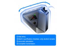 China Multi Language Multi Unit Portable Breath Analyzer ABS Plastic Bluetooth Alcohol Tester supplier