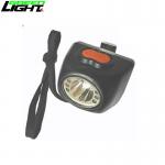 4500 MAh Underground Mining Cap Lamps IP68 With Safety Rope Digital Screen for sale