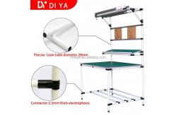 China Flexible Lean Pipe ESD Table Workbench For Industrial Assembly Line supplier