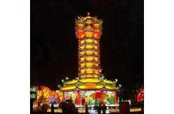 China Outdoor Chinese Dragon Lantern 60cm-30m Size Shape Customizable supplier