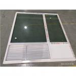 Custom Aluminum Alloy Fixed Glass Window With Air Conditioning Vent